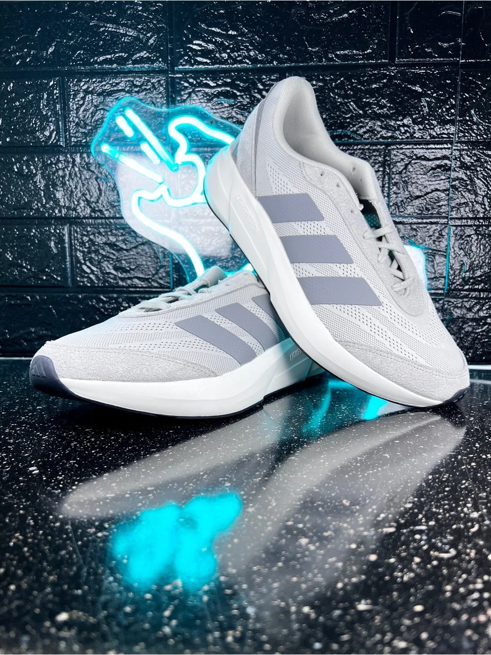 Adidas Lightshift Men’s Suede Walking Shoes Sneakers Grey JH9313 - 12